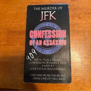 Confession of an Assassin: The Murder of JFK (VHS, 1996) Blockbuster Copy